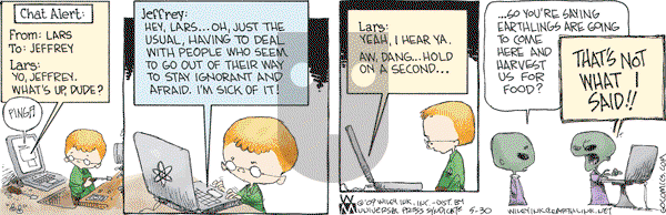 Non Sequitur - Saturday May 30, 2009 Comic Strip