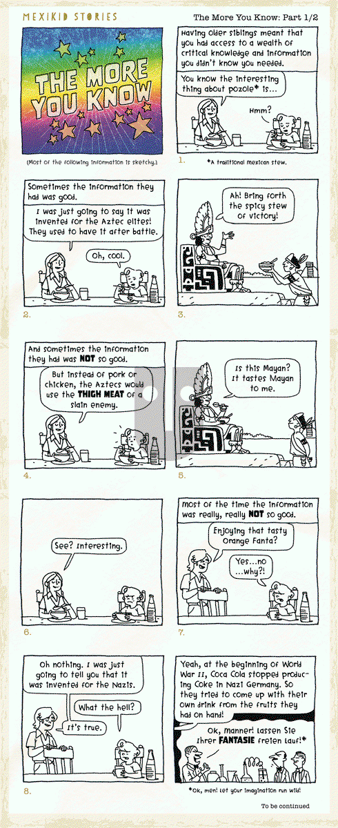 Mexikid Stories on Thursday November 17, 2022 Comic Strip
