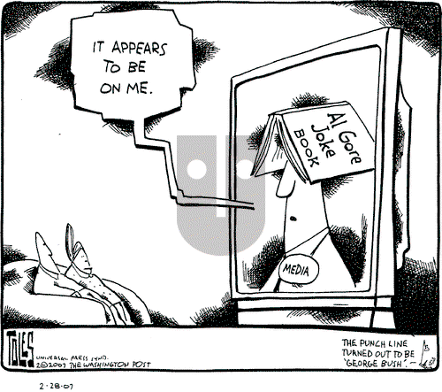 Tom Toles on Wednesday February 28, 2007 Comic Strip