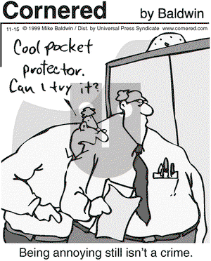 Cornered on Monday November 15, 1999 Comic Strip