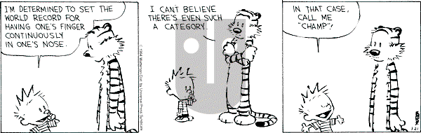 Calvin and Hobbes - Monday March 21, 1994 Comic Strip