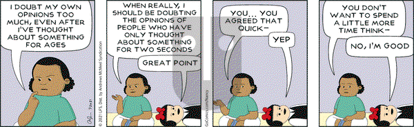 Nancy on Monday July 26, 2021 Comic Strip