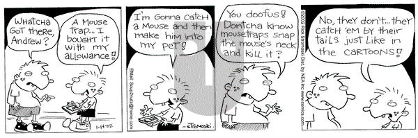 Soup to Nutz - Old on Monday January 14, 2002 Comic Strip
