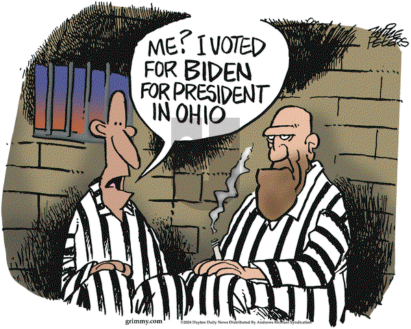 Mike Peters on Monday June 3, 2024 Comic Strip