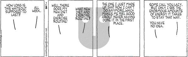 Over the Hedge on Tuesday January 8, 2013 Comic Strip
