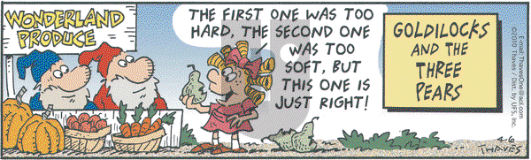 Frank and Ernest - Tuesday April 6, 2010 Comic Strip