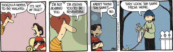 The Buckets - Tuesday March 22, 2011 Comic Strip