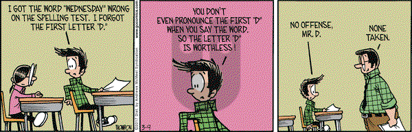 Grand Avenue on Thursday March 9, 2017 Comic Strip