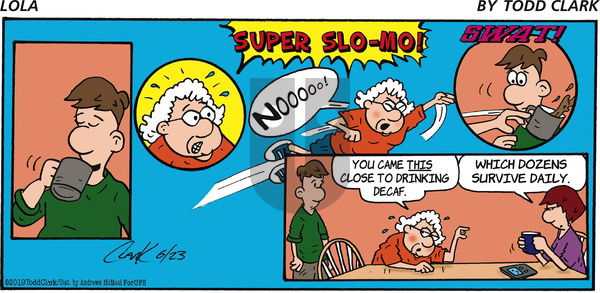 Lola on Sunday June 23, 2019 Comic Strip