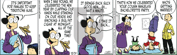 Baldo on Tuesday February 19, 2008 Comic Strip