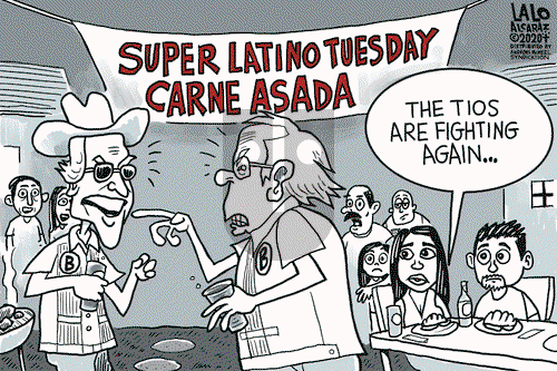 Lalo Alcaraz on Tuesday March 3, 2020 Comic Strip
