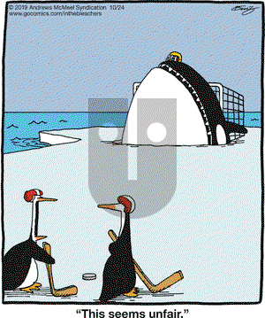 In the Bleachers on Thursday October 24, 2019 Comic Strip