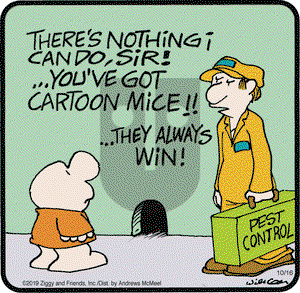 Ziggy on Wednesday October 16, 2019 Comic Strip