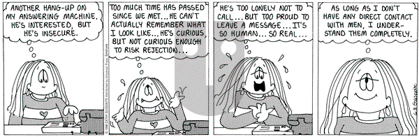 Cathy Classics on Monday June 8, 1998 Comic Strip
