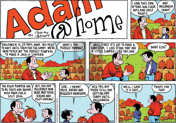 Adam@Home on Sunday October 11, 2009 Comic Strip