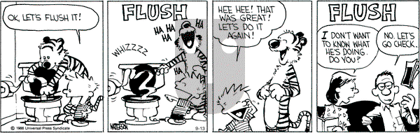 Calvin and Hobbes - Tuesday September 13, 2011 Comic Strip