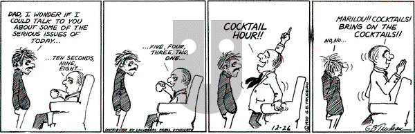 Doonesbury on Saturday December 26, 1970 Comic Strip