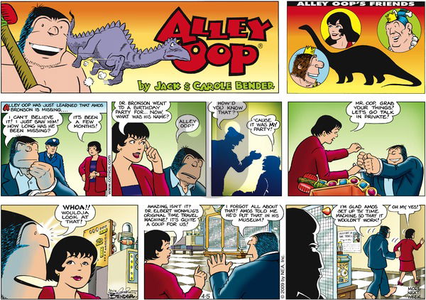 Alley Oop on Sunday April 5, 2009 Comic Strip