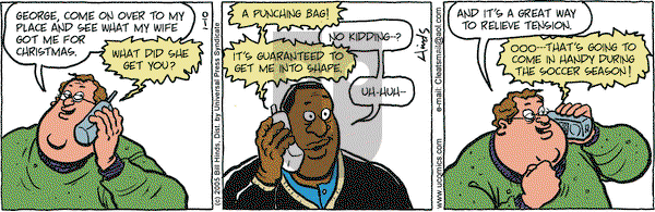 Cleats on Monday January 10, 2005 Comic Strip