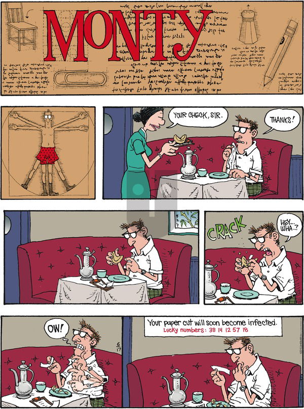 Monty on Sunday June 17, 2018 Comic Strip