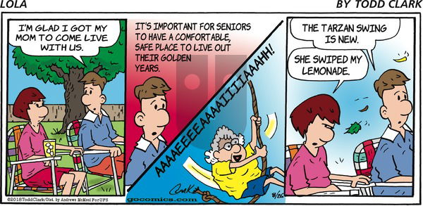 Lola on Sunday August 26, 2018 Comic Strip