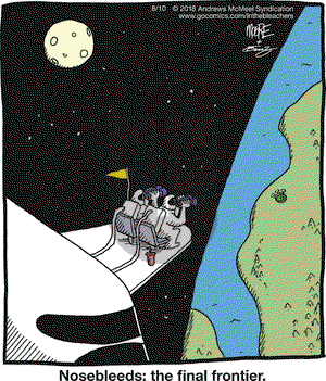 In the Bleachers on Friday August 10, 2018 Comic Strip