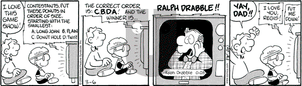 Drabble on Monday March 6, 2000 Comic Strip