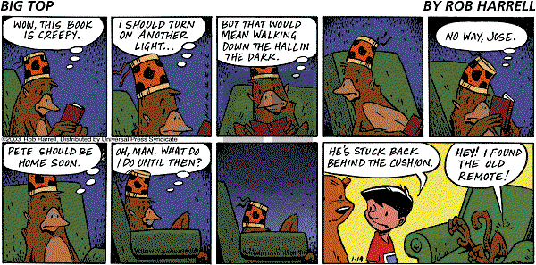 Big Top on Sunday January 19, 2003 Comic Strip