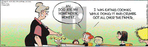 Red and Rover - Monday September 26, 2016 Comic Strip