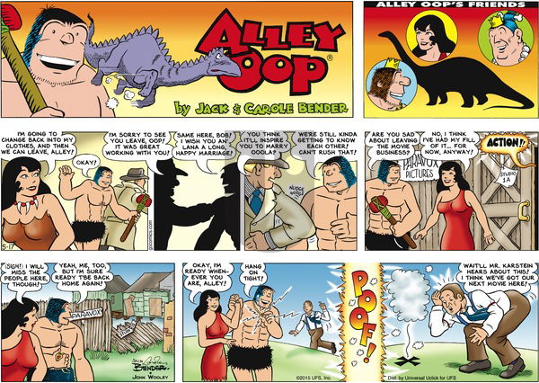 Alley Oop on Sunday May 17, 2015 Comic Strip