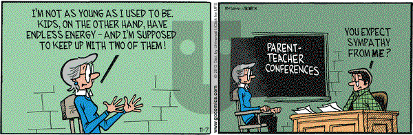 Grand Avenue on Thursday November 7, 2013 Comic Strip