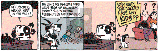 Pooch Cafe on Wednesday November 1, 2006 Comic Strip