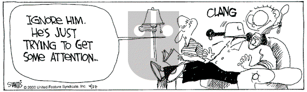 The Buckets on Thursday April 27, 2000 Comic Strip