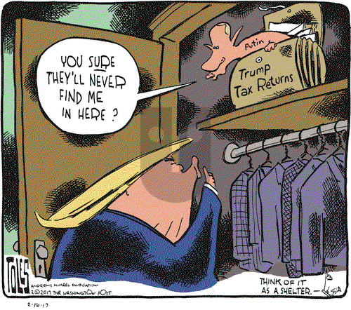 Tom Toles on Thursday February 16, 2017 Comic Strip