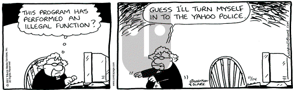 Lola on Wednesday November 14, 2001 Comic Strip