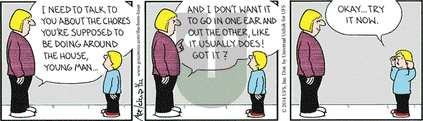The Born Loser on Saturday March 22, 2014 Comic Strip