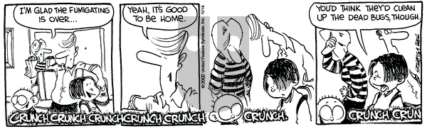 The Buckets on Saturday November 16, 2002 Comic Strip