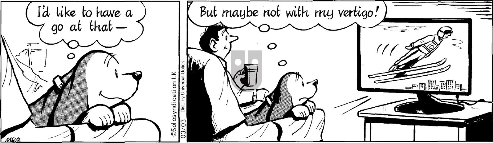 Fred Basset on Monday March 3, 2014 Comic Strip
