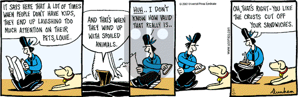 Overboard on Tuesday November 12, 2002 Comic Strip