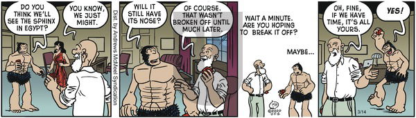 Alley Oop on Saturday March 14, 2020 Comic Strip