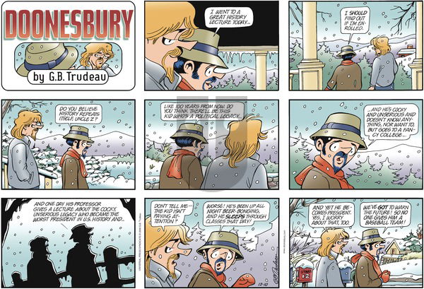 Doonesbury on Sunday December 10, 2006 Comic Strip
