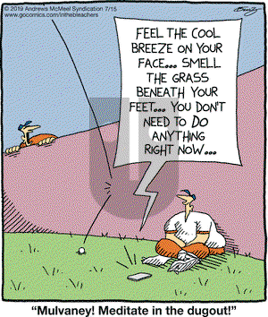 In the Bleachers on Monday July 15, 2019 Comic Strip