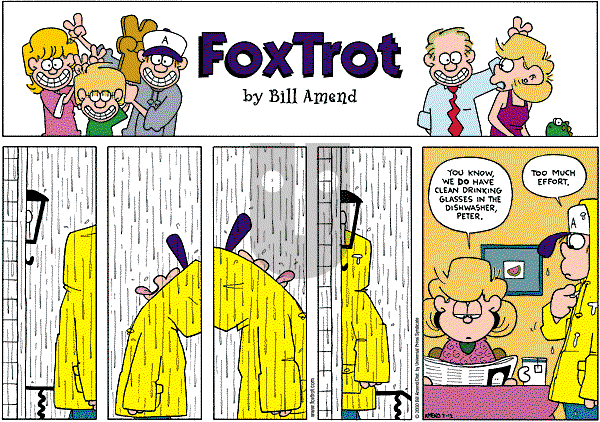 FoxTrot on Friday September 22, 2000 Comic Strip