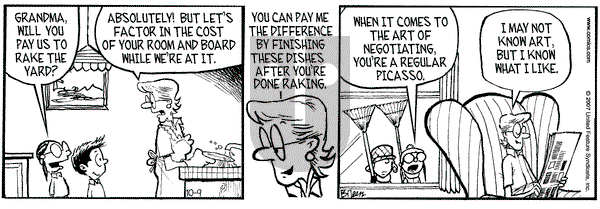 Grand Avenue on Tuesday October 9, 2007 Comic Strip