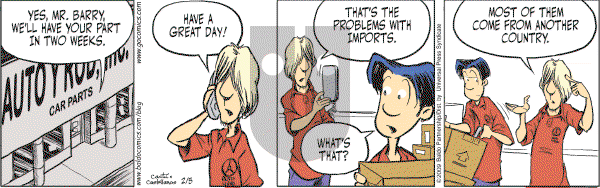 Baldo - Thursday February 5, 2009 Comic Strip