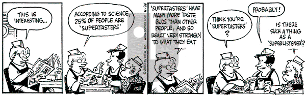 Betty on Monday April 24, 2000 Comic Strip
