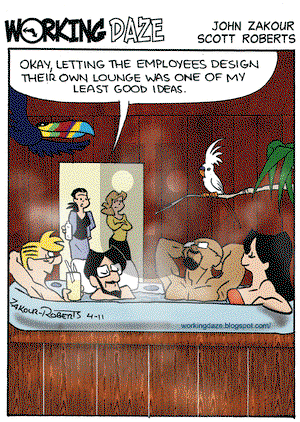 Working Daze on Saturday April 11, 2009 Comic Strip