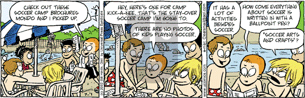 Cleats - Monday July 1, 2002 Comic Strip