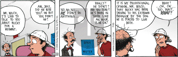 Get Fuzzy on Thursday July 20, 2006 Comic Strip