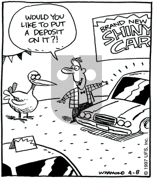 Reality Check on Tuesday April 8, 1997 Comic Strip